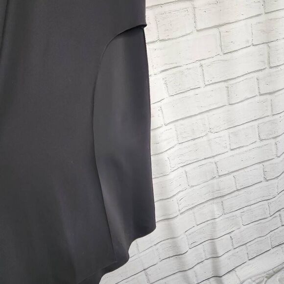 Halston Heritage Womens Black Cutout Maxi Dress Size 4 - Picture 5 of 14